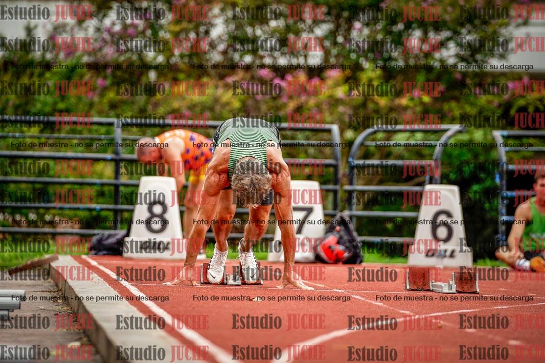 Fotos de los 100 m llanos de varones