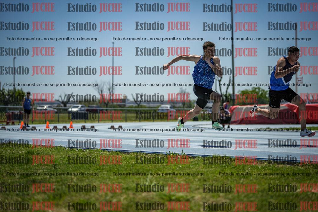 Fotos de los 100 m llanos de varones