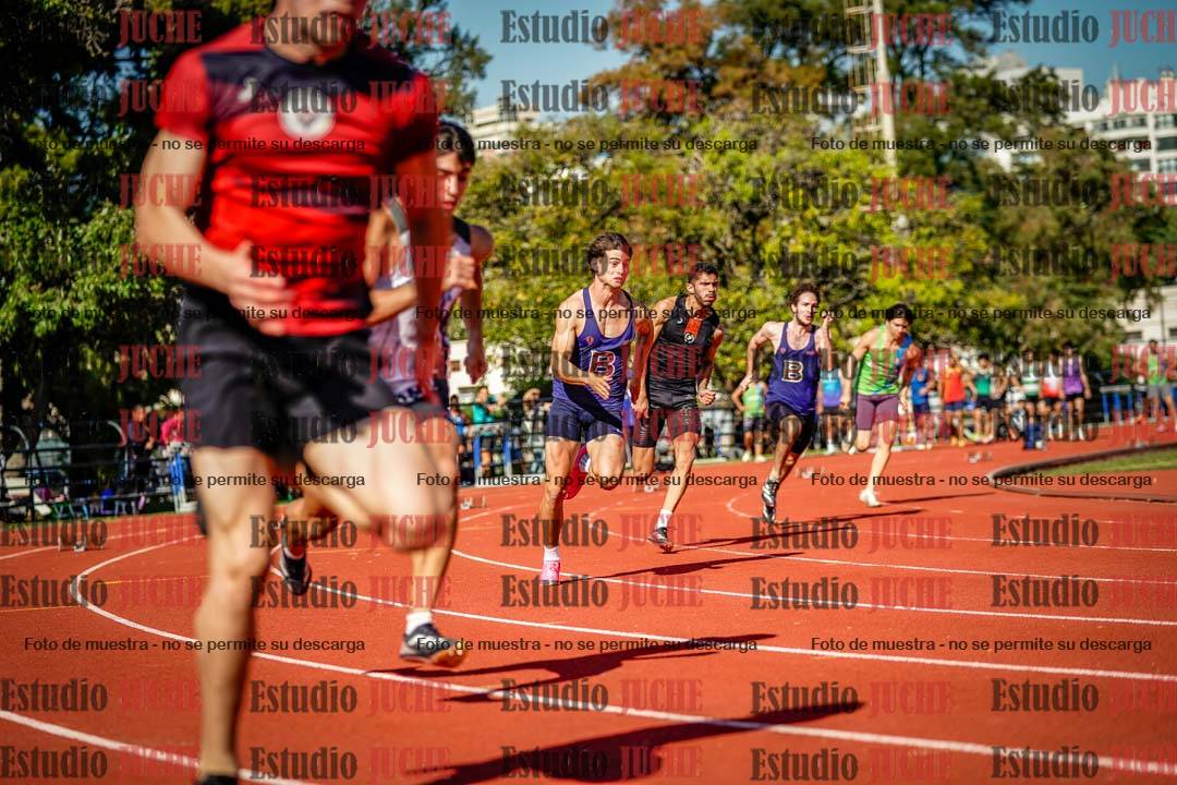 Fotos de los 200 m llanos de varones