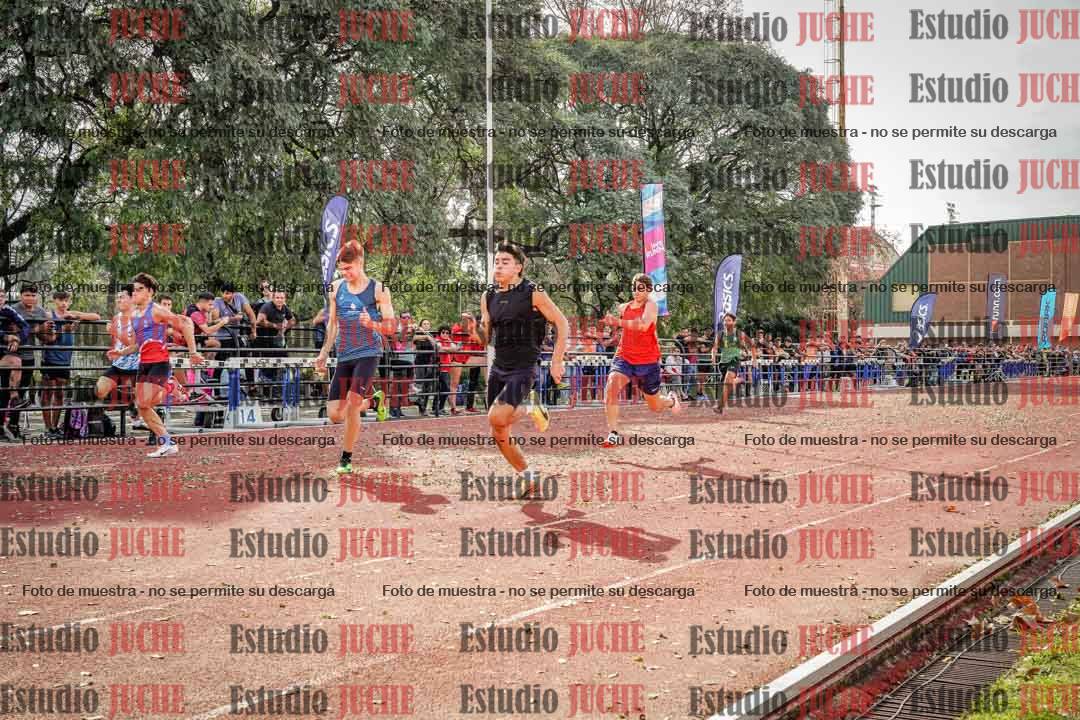 Fotos de los 100 m llanos de varones