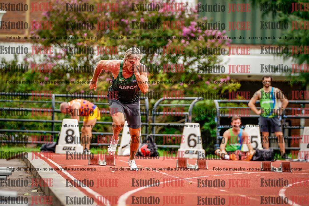 Fotos de los 100 m llanos de varones