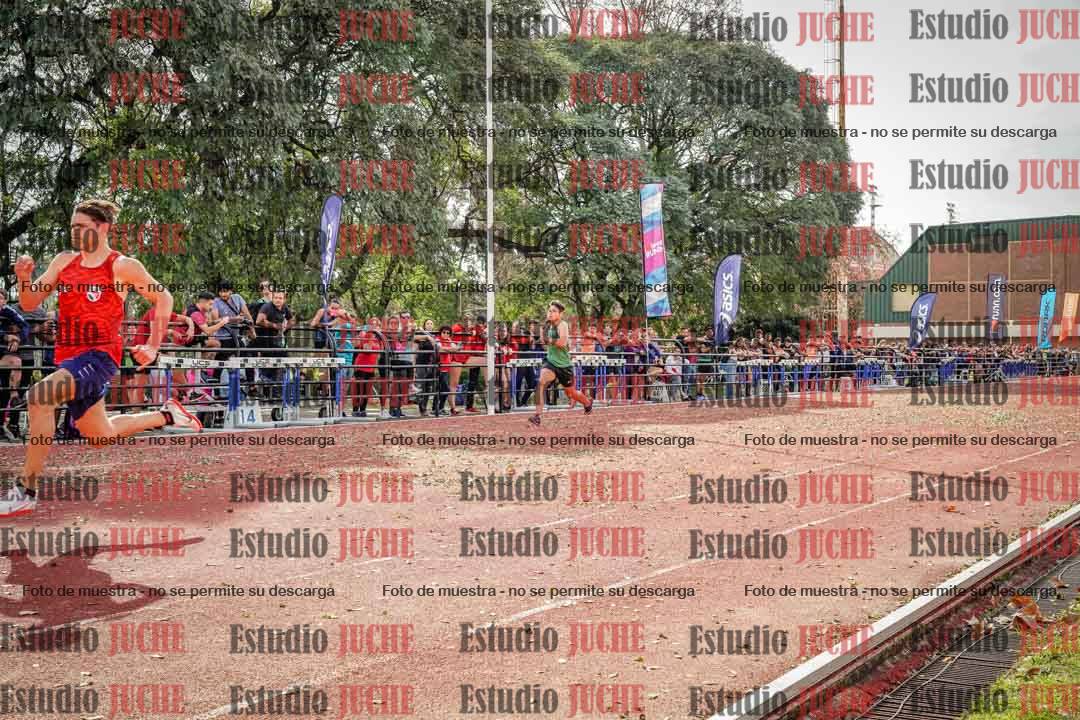 Fotos de los 100 m llanos de varones