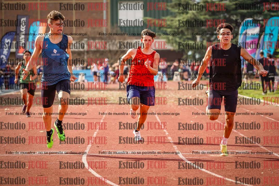 Fotos de los 100 m llanos de varones