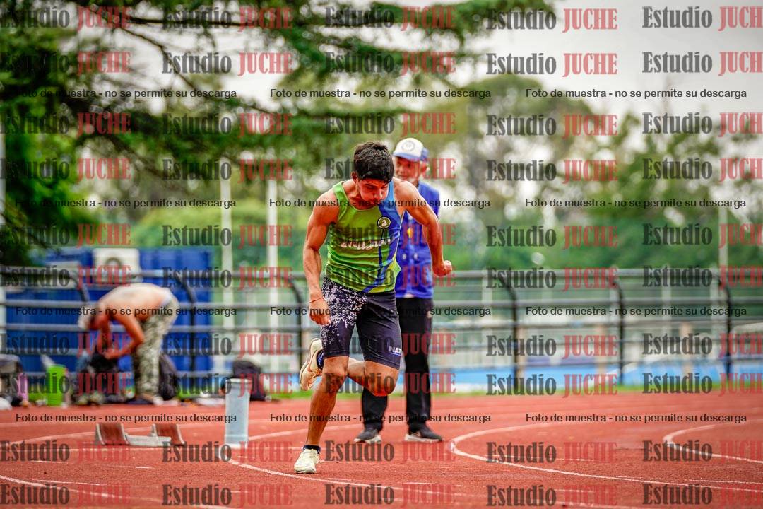 Fotos de los 100 m llanos de varones