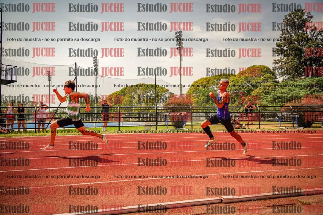 Fotos de los 200 m llanos de varones