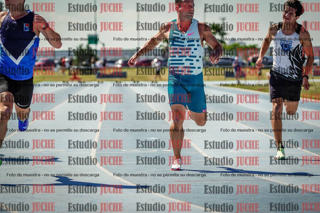 Fotos de los 100 m llanos de varones
