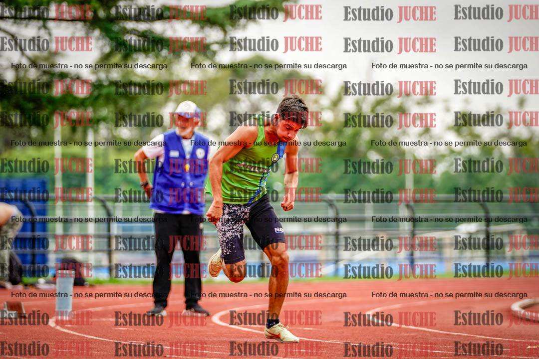Fotos de los 100 m llanos de varones