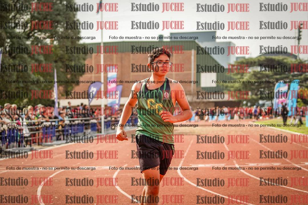 Fotos de los 100 m llanos de varones