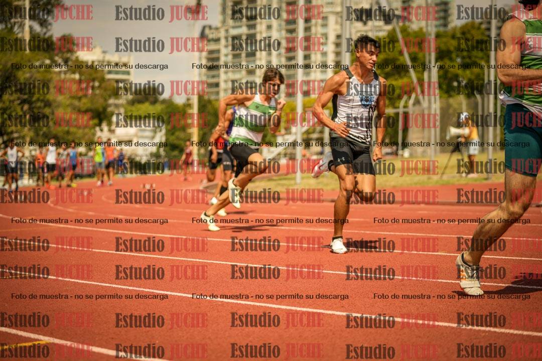 Fotos de los 200 m llanos de varones