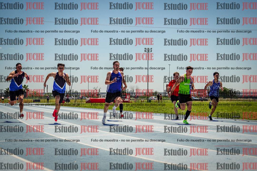 Fotos de los 100 m llanos de varones