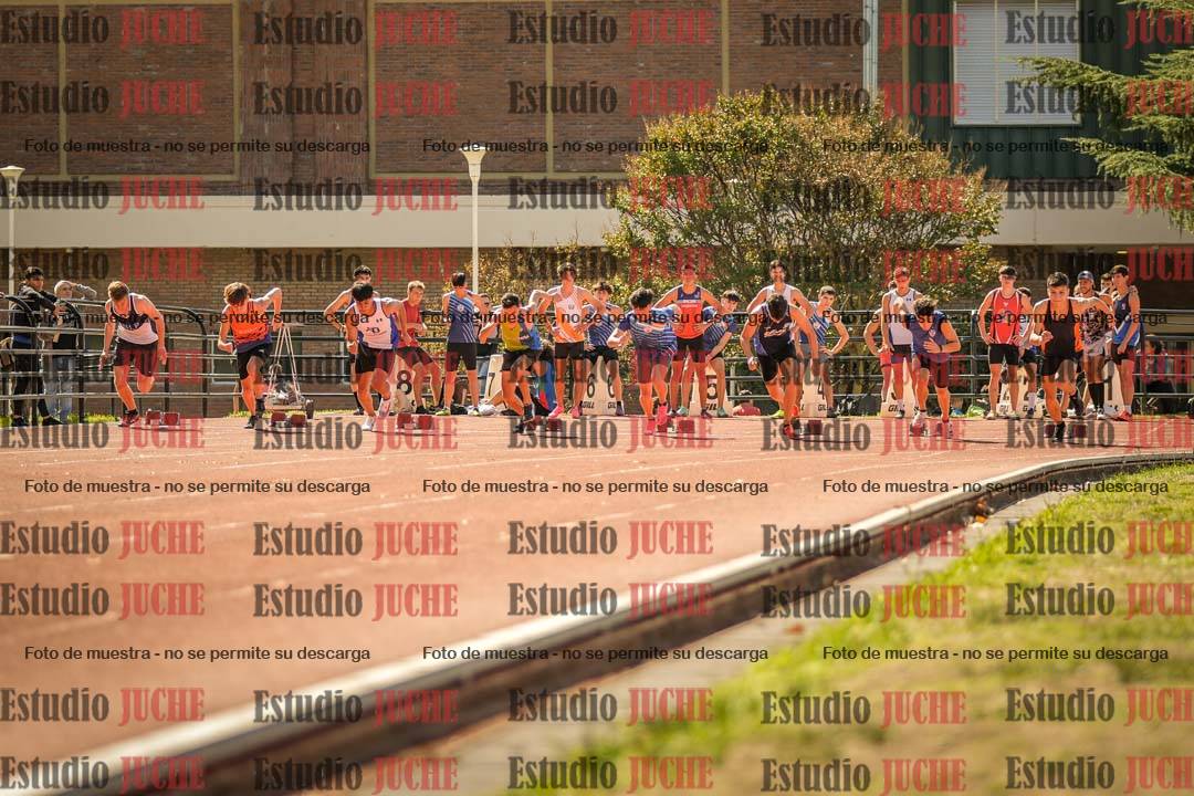 Fotos de los 100 m llanos de varones