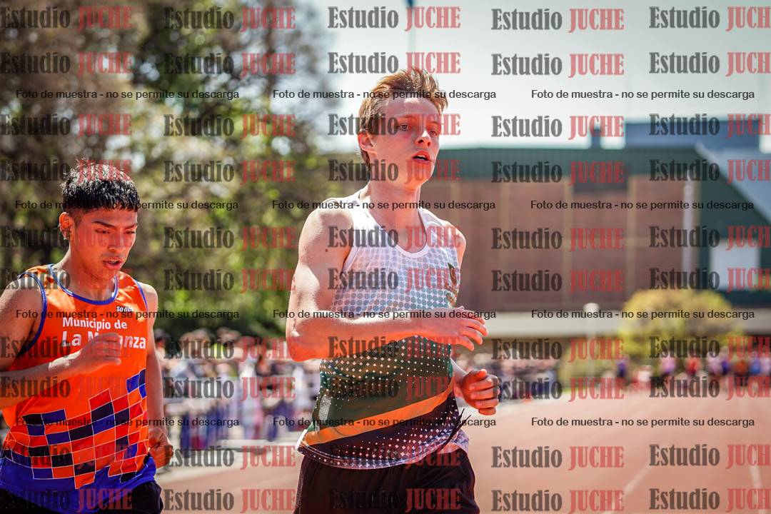Fotos de los 100 m llanos de varones