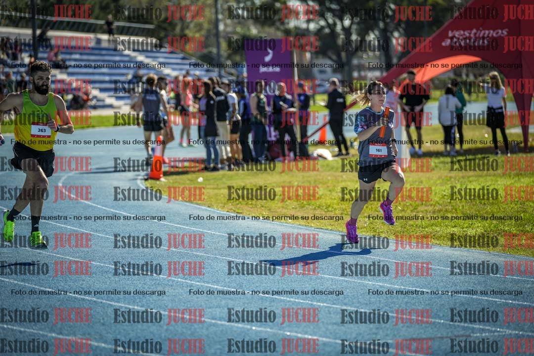 Fotos durante los relevos