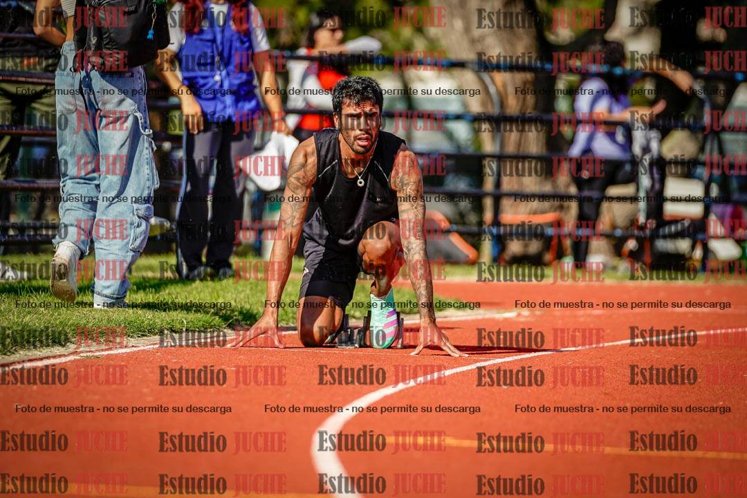 Fotos de los 200 m llanos de varones