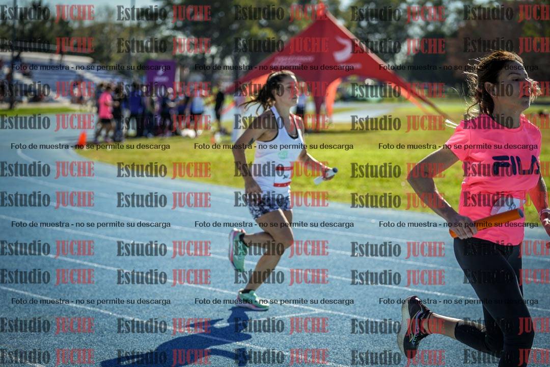 Fotos durante los relevos