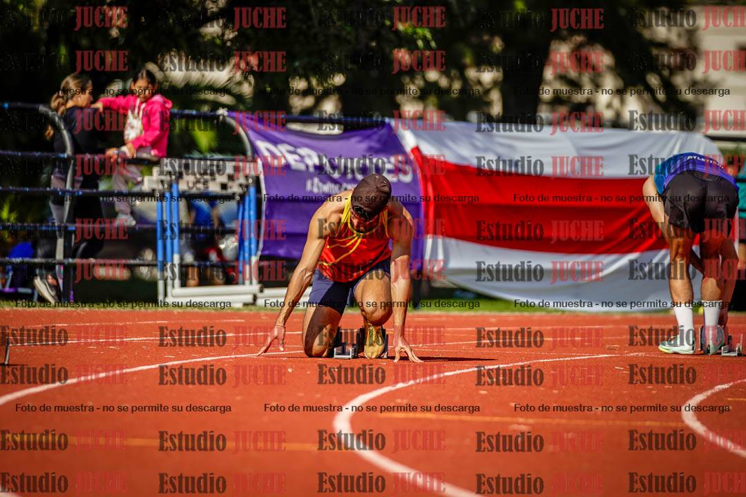 Fotos de los 200 m llanos de varones