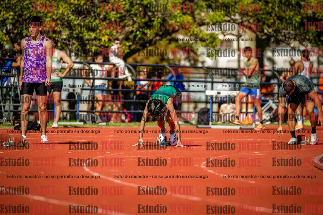 Fotos de los 200 m llanos de varones