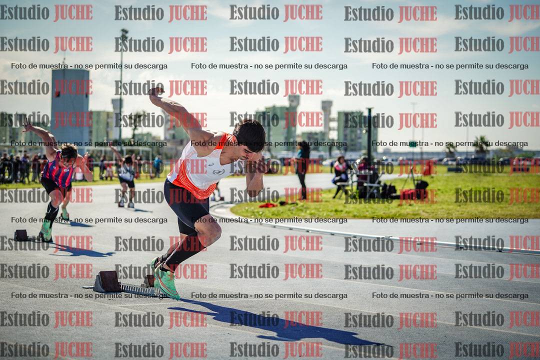 Fotos de los 400 m llanos de varones