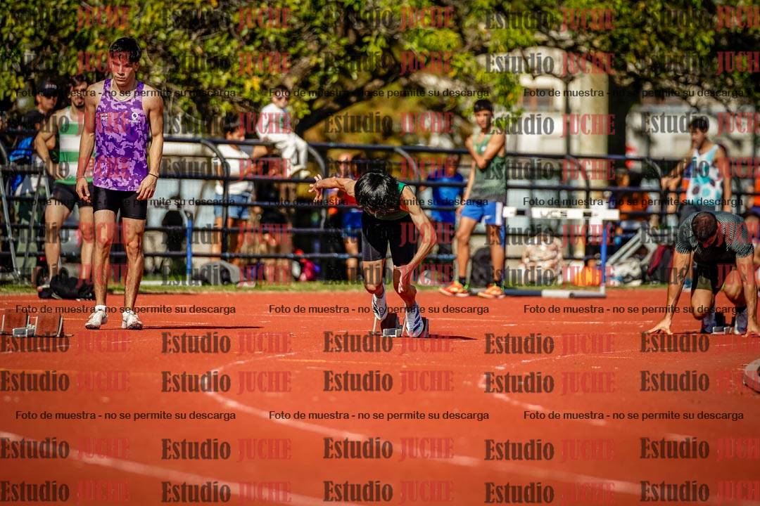 Fotos de los 200 m llanos de varones