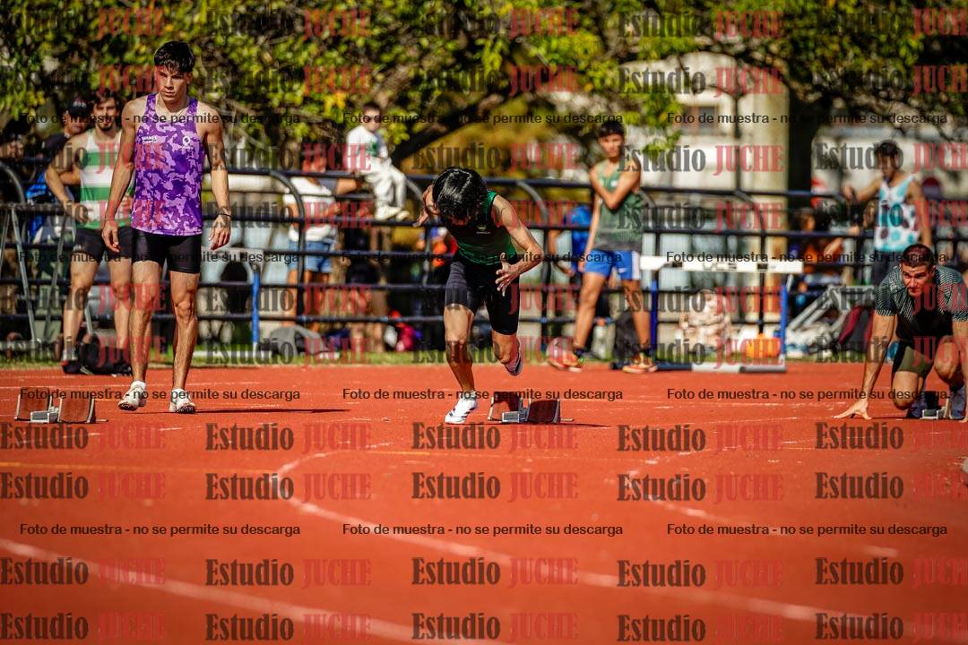 Fotos de los 200 m llanos de varones