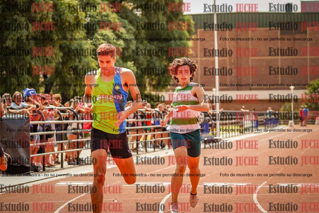 Fotos de los 200 m llanos de varones
