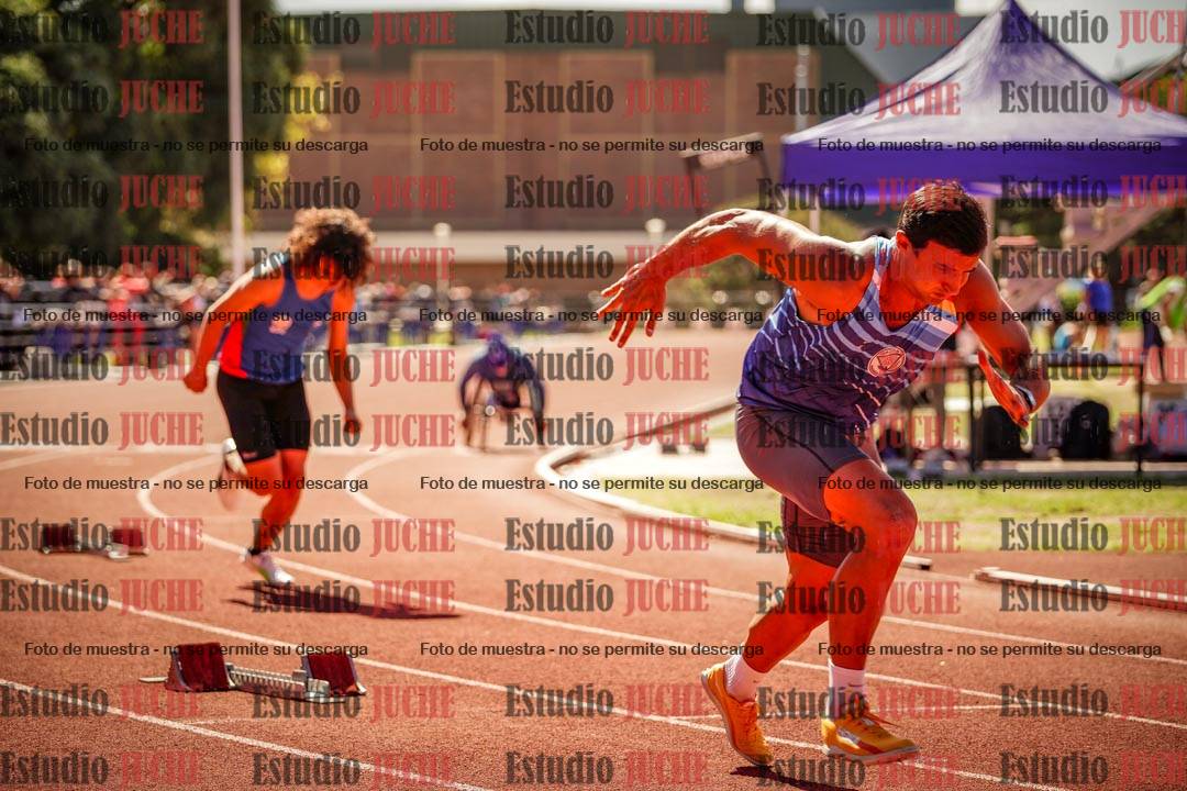 Fotos de los 400 m llanos de varones
