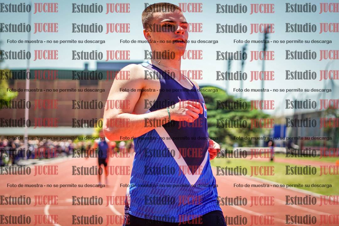 Fotos de los 100 m llanos de varones