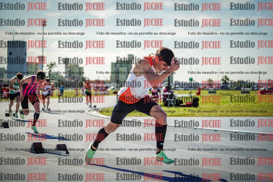 Fotos de los 400 m llanos de varones