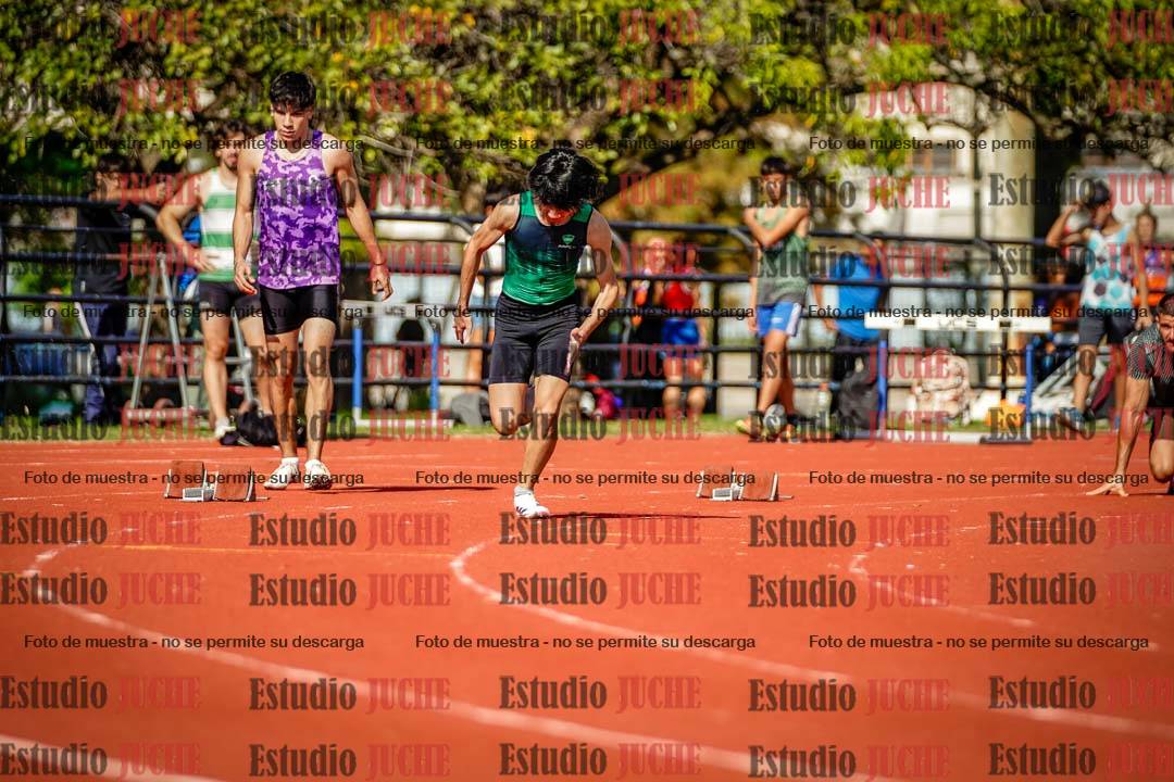 Fotos de los 200 m llanos de varones