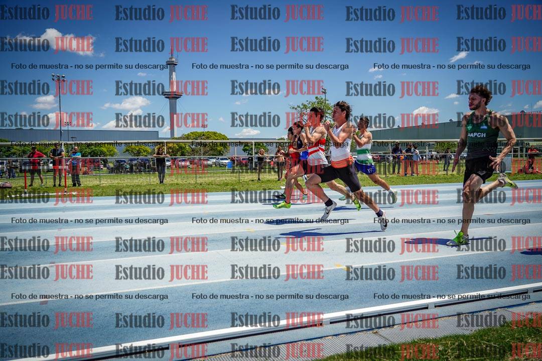 Fotos de los 100 m llanos de varones
