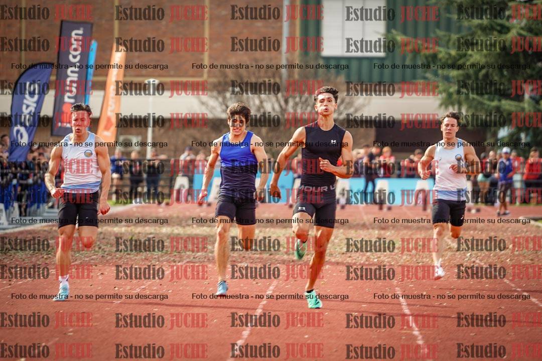 Fotos de los 100 m llanos de varones