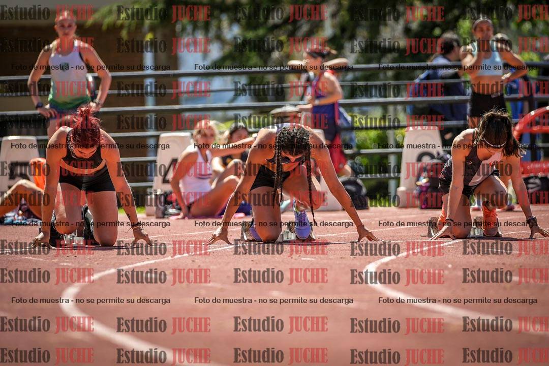Fotos de los 100 m llanos de mujeres