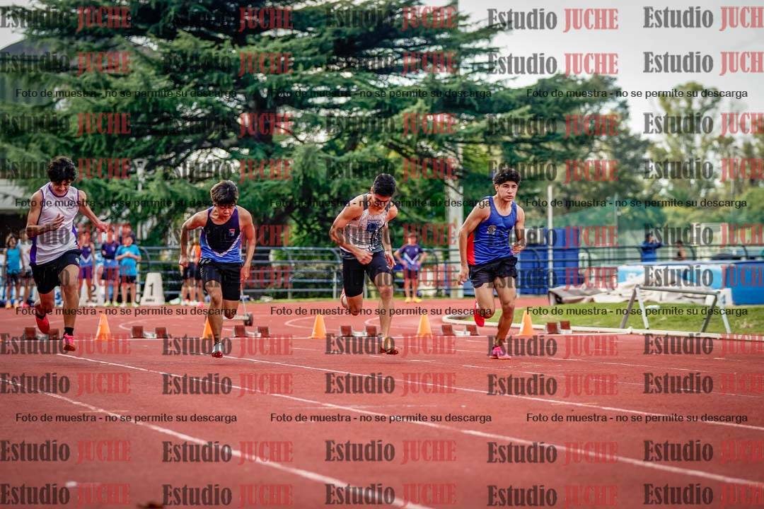 Fotos de los 80 m llanos de varones