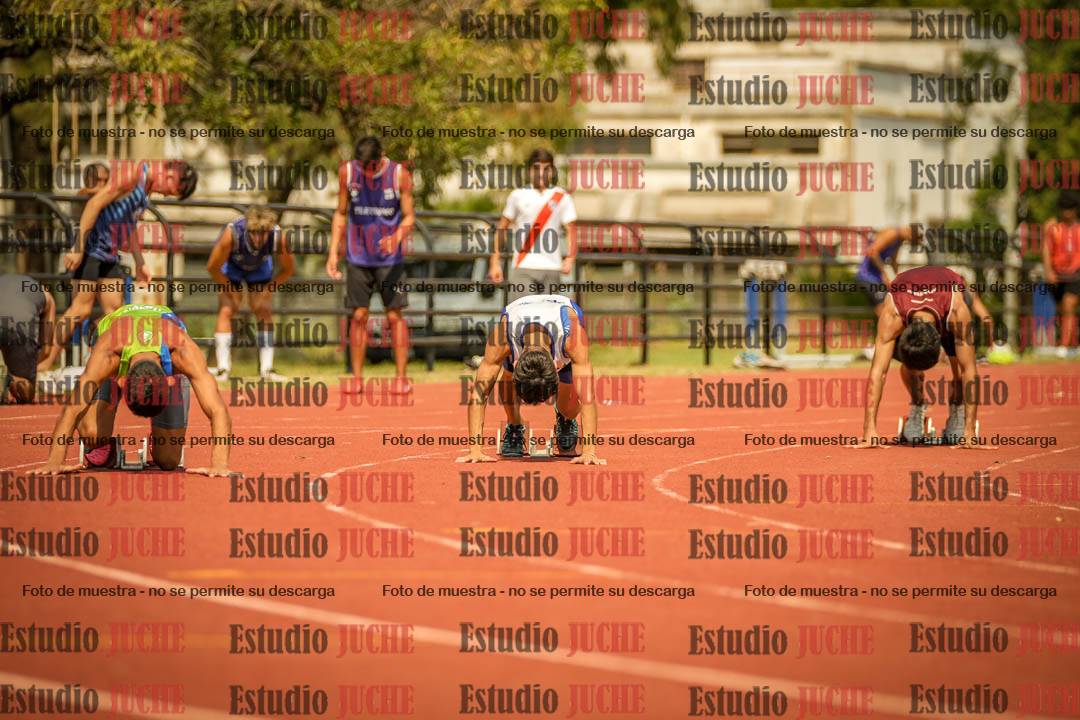 Fotos de los 200 m llanos de varones