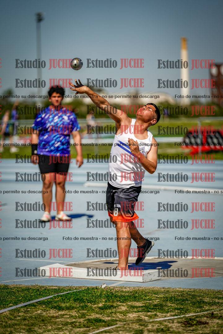Fotos del lanzamiento de bala de varones