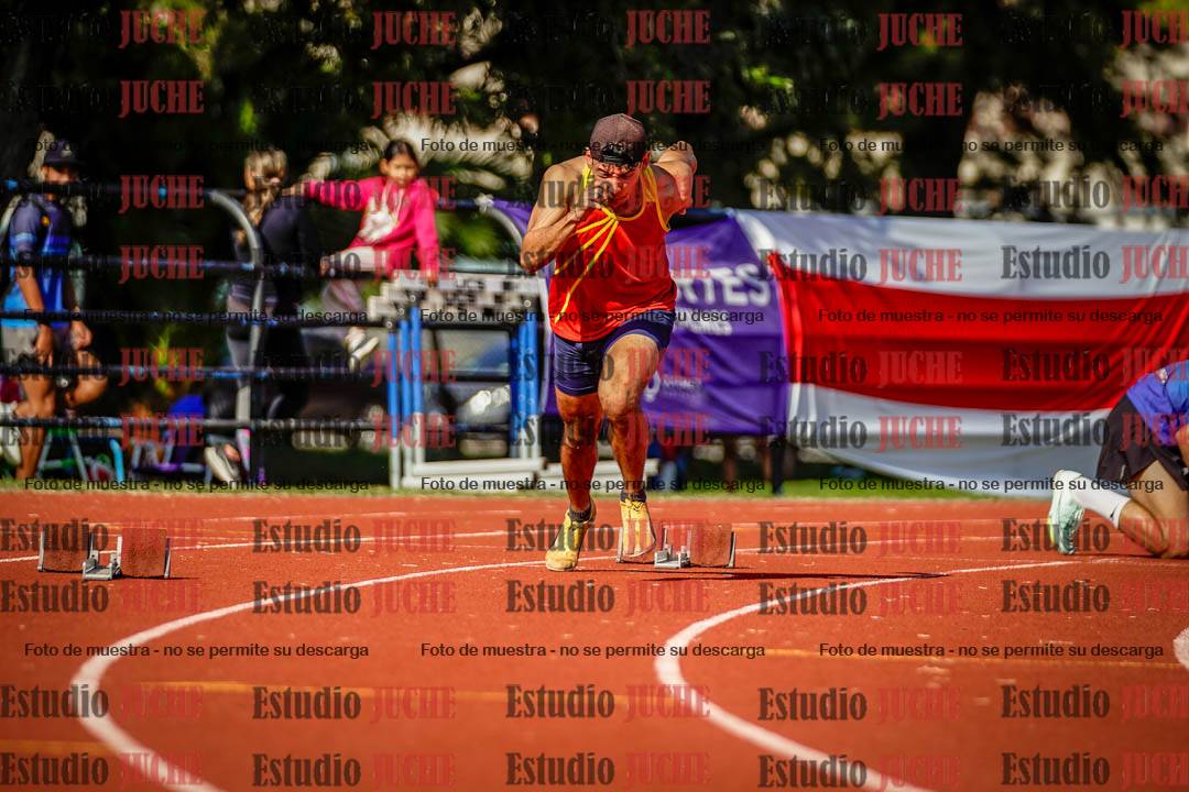 Fotos de los 200 m llanos de varones