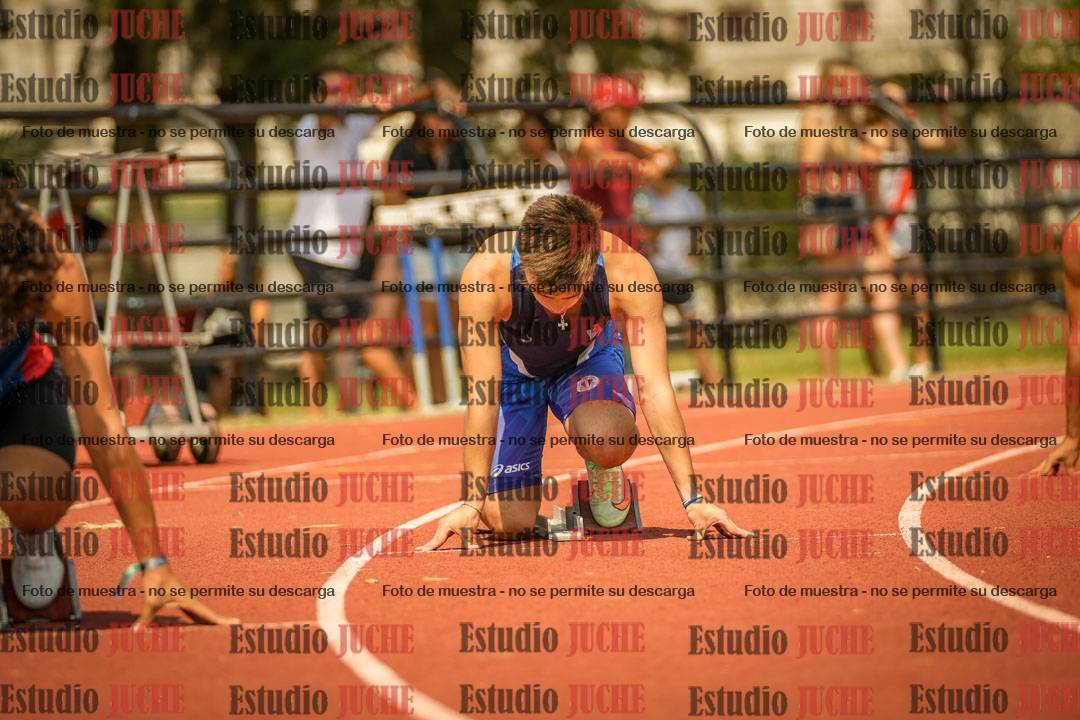 Fotos de los 200 m llanos de varones