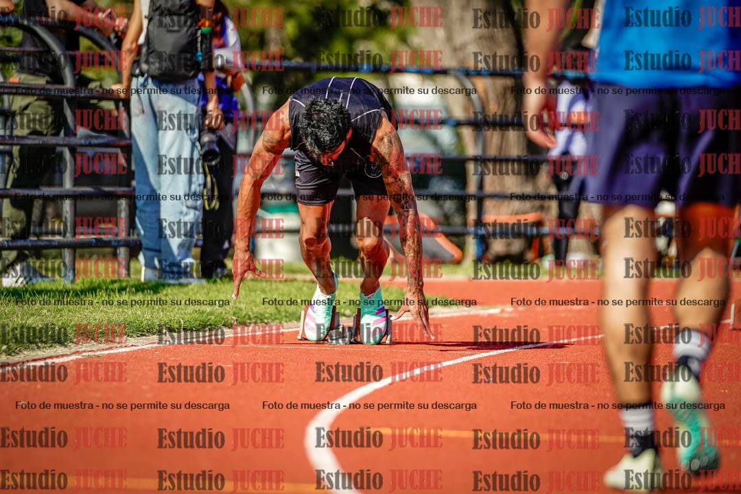 Fotos de los 200 m llanos de varones