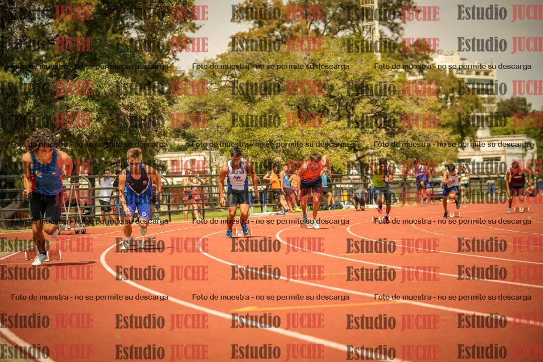 Fotos de los 200 m llanos de varones