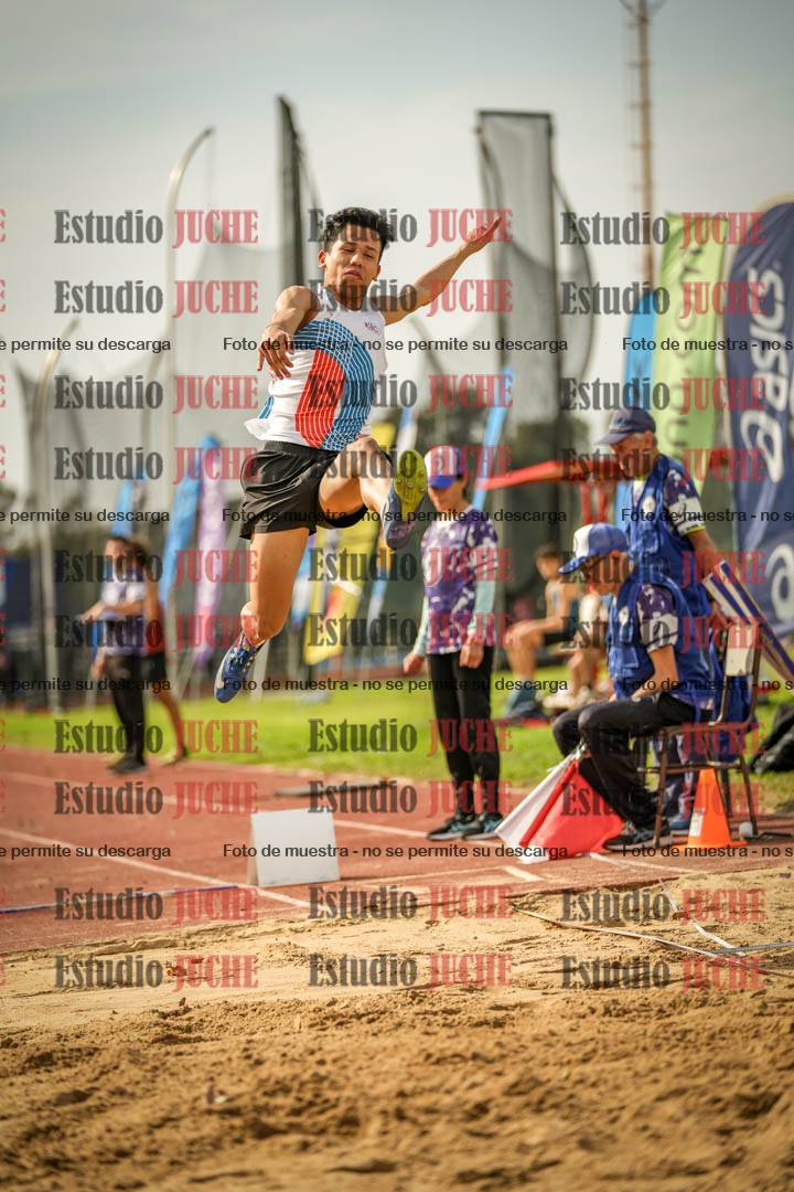 Fotos del salto en largo de varones - decatlón 2