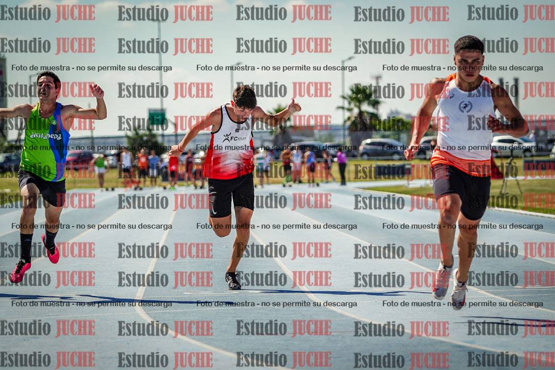Fotos de los 100 m llanos de varones