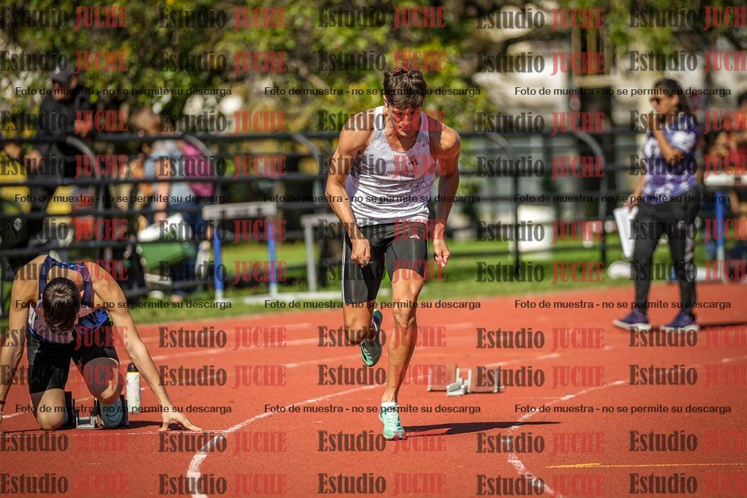 Fotos de los 200 m llanos de varones