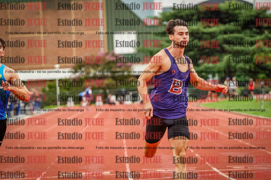 Fotos de los 100 m llanos de varones