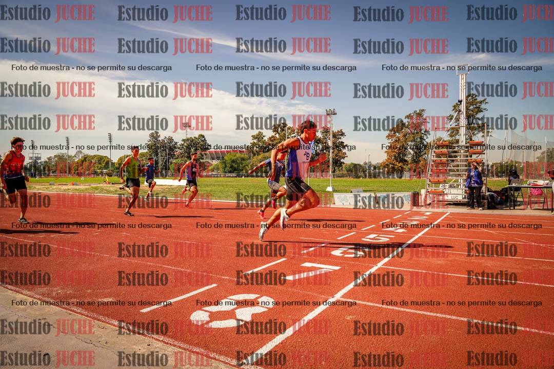 Fotos de los 100 m llanos de varones