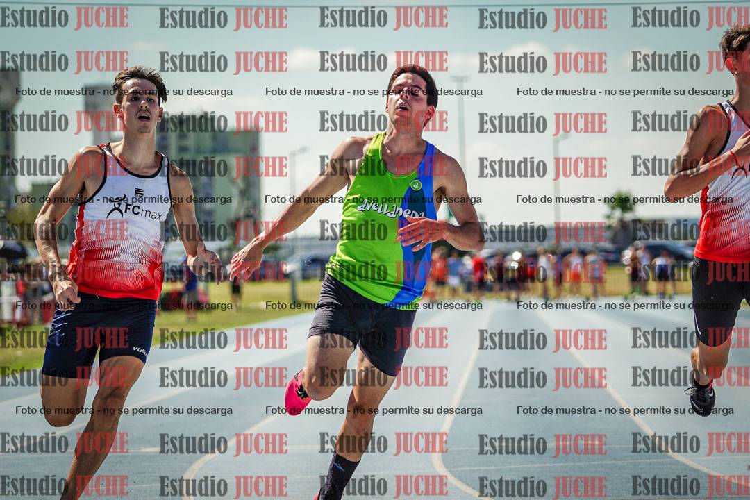 Fotos de los 100 m llanos de varones