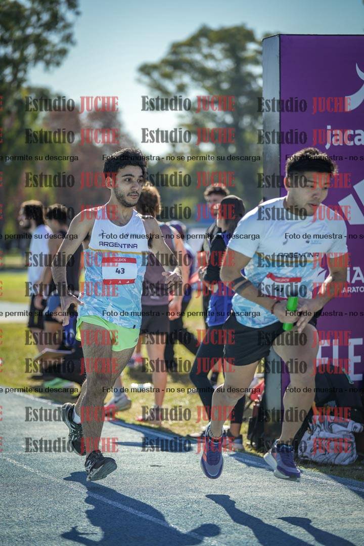 Fotos durante los relevos