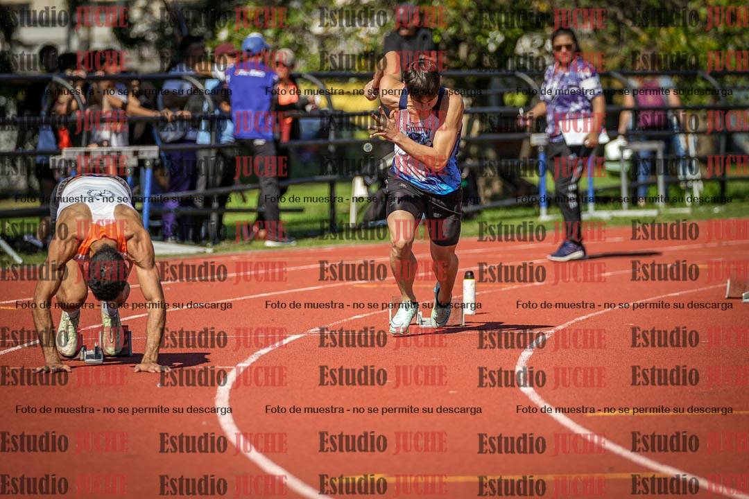 Fotos de los 200 m llanos de varones
