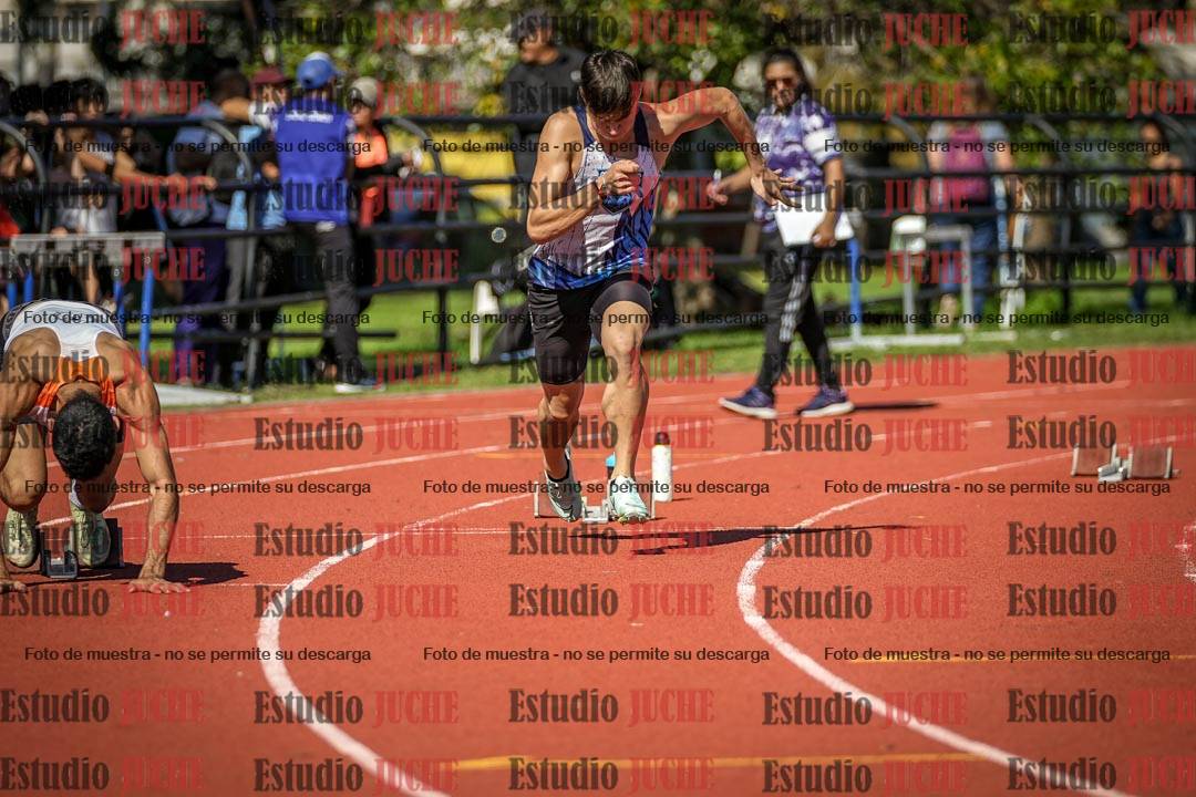 Fotos de los 200 m llanos de varones
