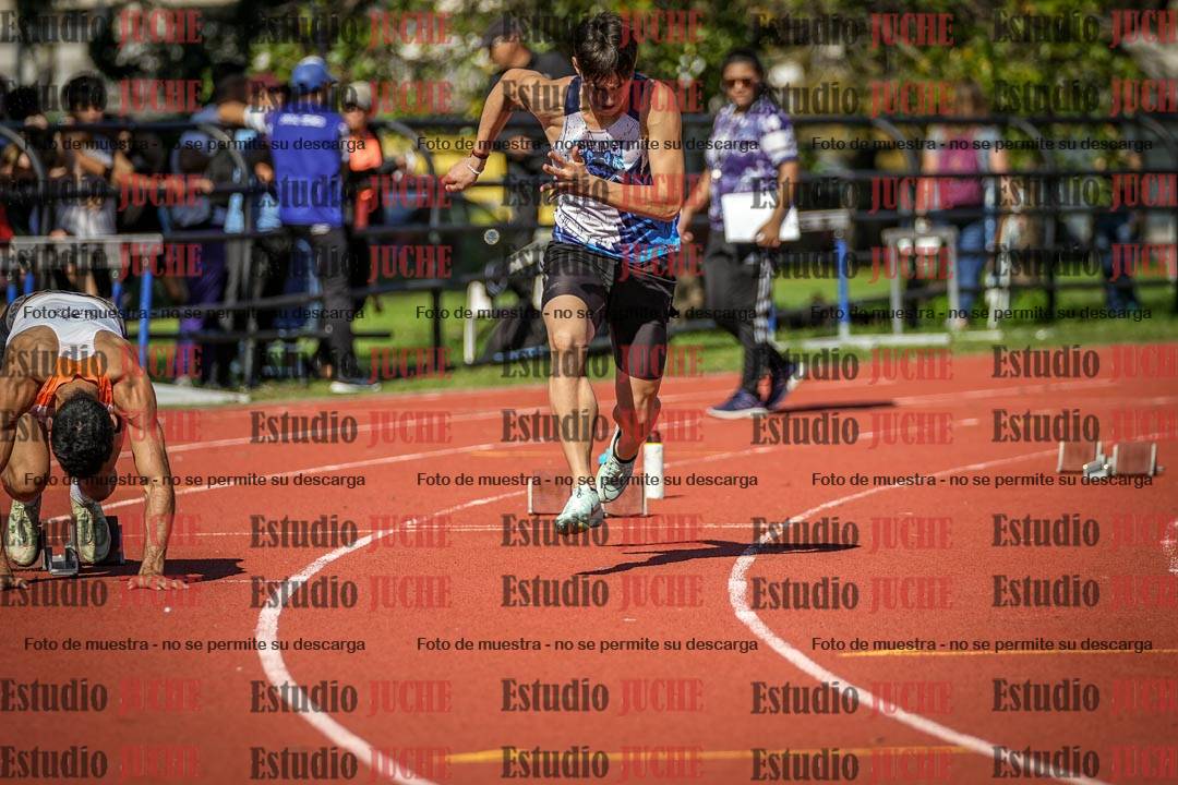 Fotos de los 200 m llanos de varones