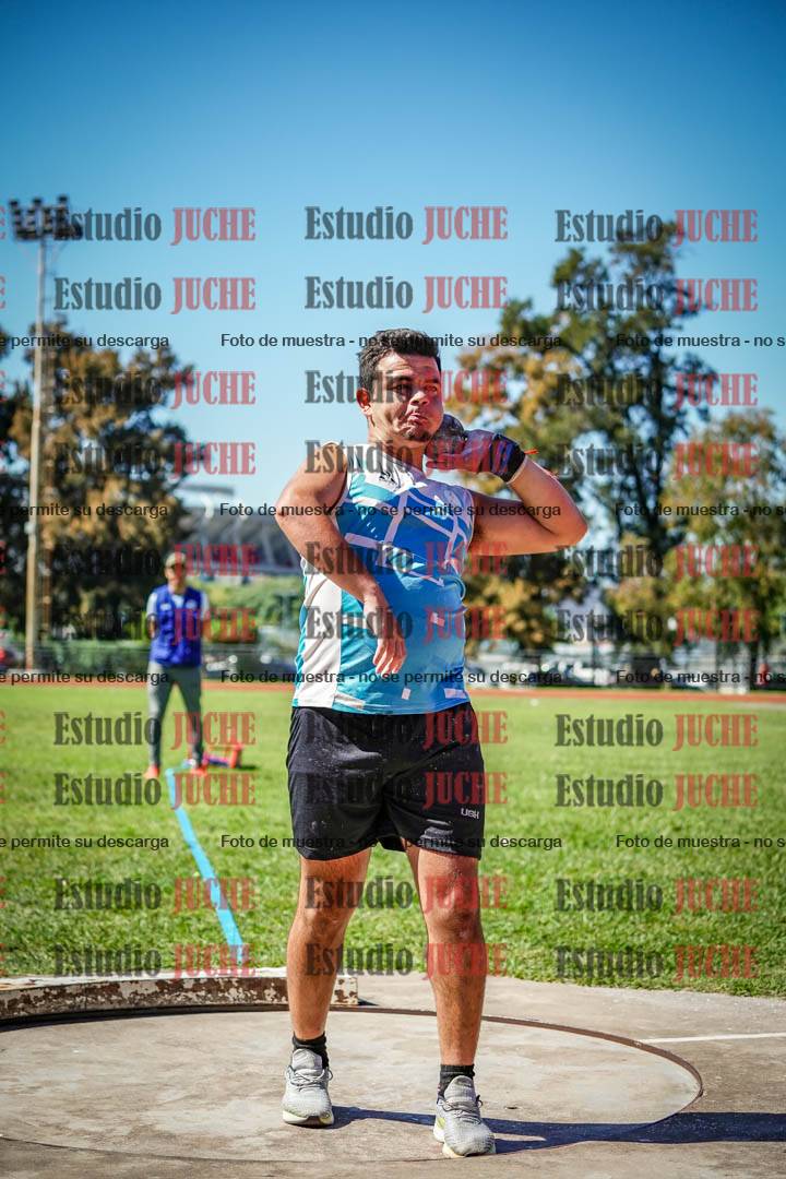 Fotos del lanzamiento de bala de varones